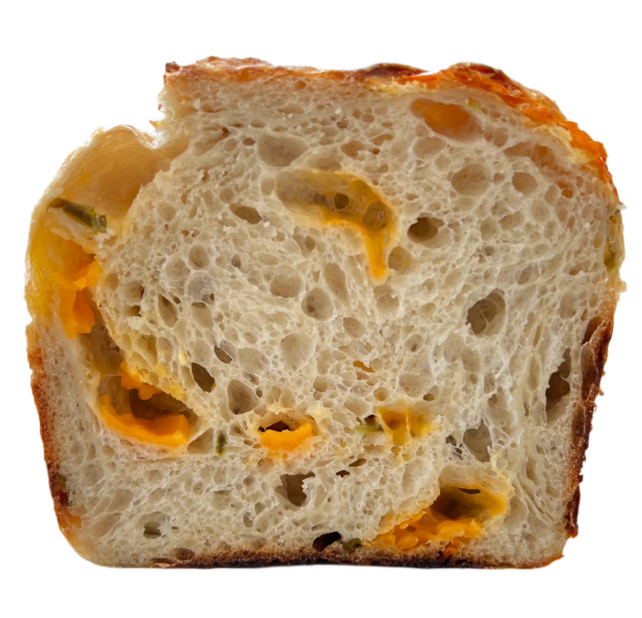 Cheesy Jalapeño Sourdough