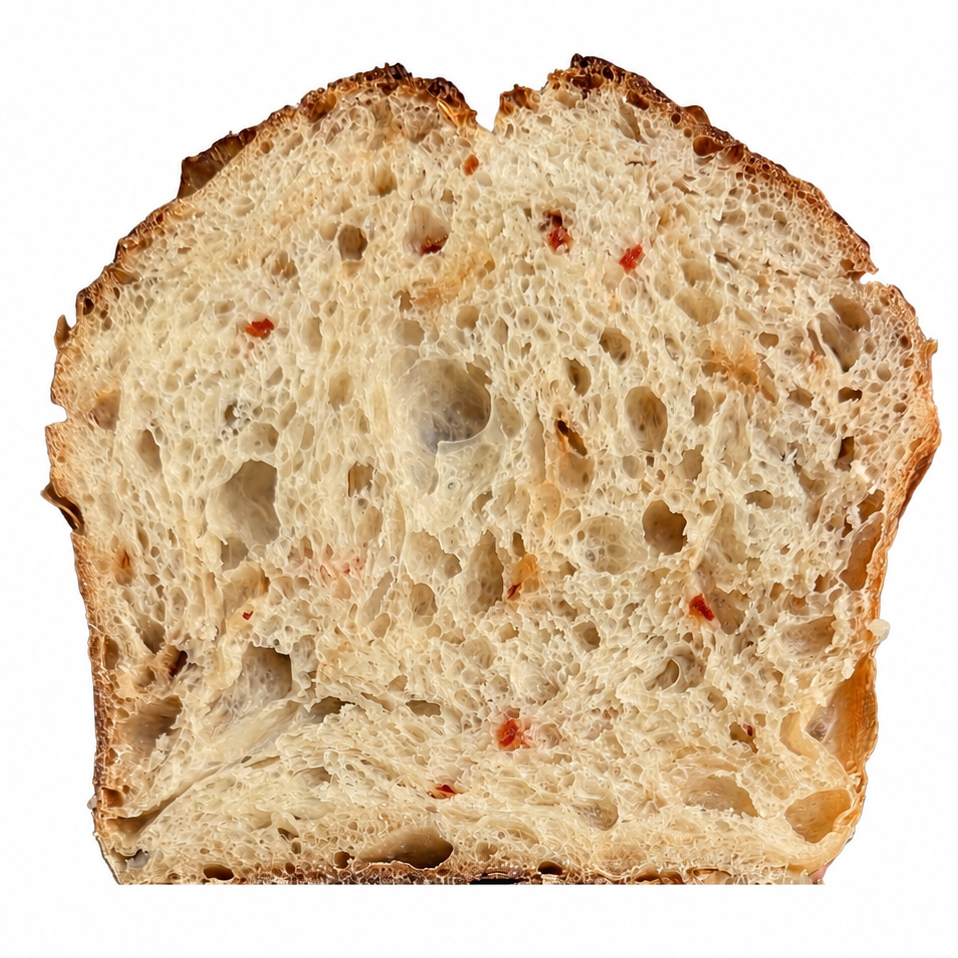 Roasted Garlic Red Pepper Sourdough