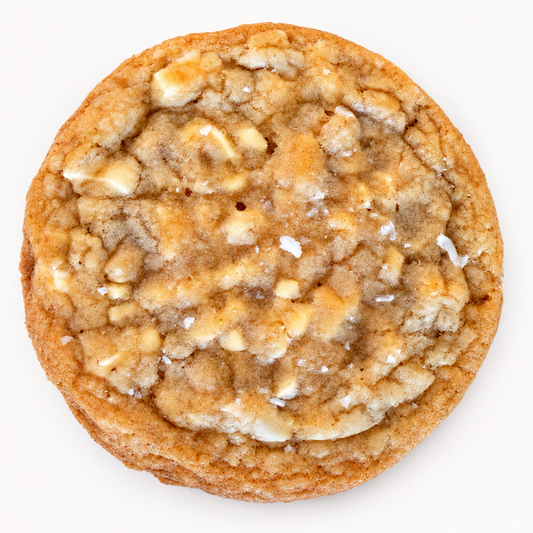 Salted Brown Butter White Chocolate Macadamia Cookie